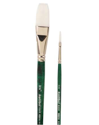 Synthetic "White Star" One Stroke Flat Brush