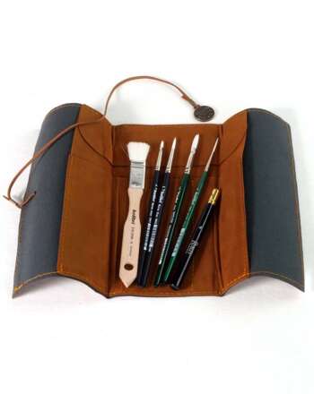 Leather Brush Case