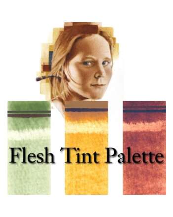 Basic Flesh Tint Watercolor Palette