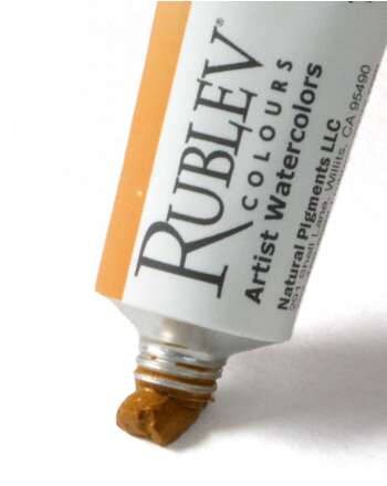 Italian Raw Sienna Watercolor Paint